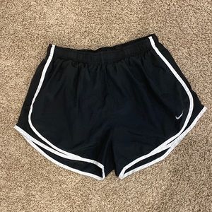 Nike Athletic Black shorts with white trim size XL
